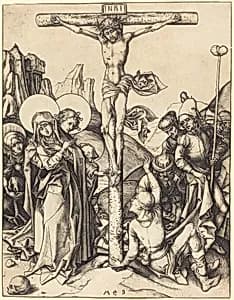 The Crucifixion by Martin Schongauer