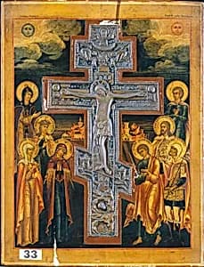 The Crucifixion by Russian 19th Century