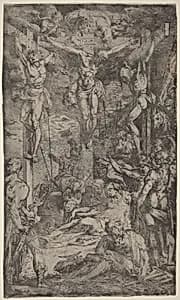 The Crucifixion by Bernardino Poccetti