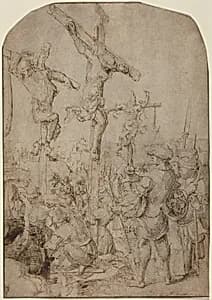 The Crucifixion by Netherlandish 16th Century