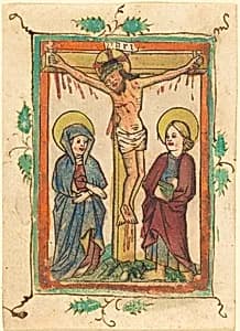 The Crucifixion by Master of the Dutuit Mount of Olives