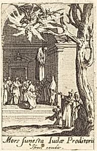 The Death of Judas by Jacques Callot