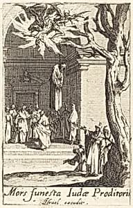 The Death of Judas by Jacques Callot