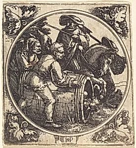 The Death of Regulus by Sebald Beham