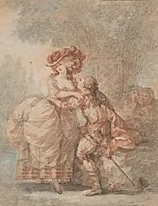The Declaration of Love by Jean-Frédéric Schall
