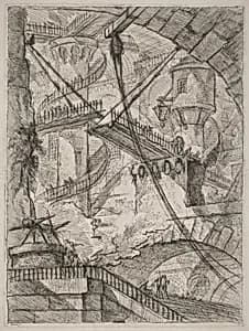 The Drawbridge by Giovanni Battista Piranesi