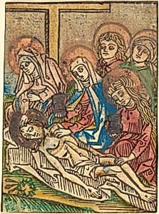 The Embalming of Christ by German 15th Century