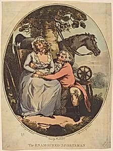 The Enamoured Sportsman by Thomas Rowlandson