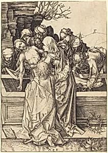 The Entombment by Martin Schongauer