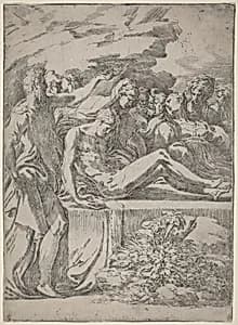 The Entombment by Parmigianino