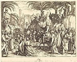 The Entry into Jerusalem by Jacques Callot
