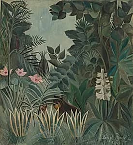 The Equatorial Jungle by Henri Rousseau