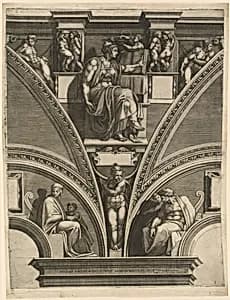 Portrait of Giorgio Ghisi after Michelangelo