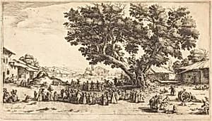 The Fair at Xeuilley by Jacques Callot