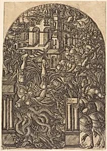 The Fall of Babylon by Jean Duvet
