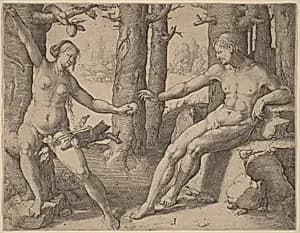 The Fall of Man by Lucas van Leyden