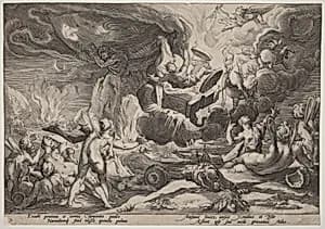 The Fall of Phaeton by Workshop of Hendrick Goltzius, after Hendrick Goltzius