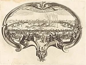 The Fan by after Jacques Callot