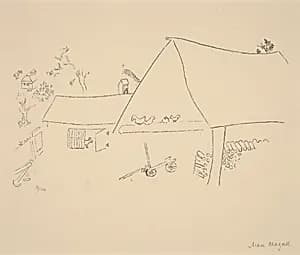 The Farm by Marc Chagall