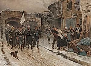 The Flag of Truce by Alphonse de Neuville
