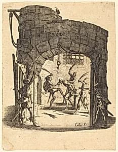 The Flagellation by Jacques Callot