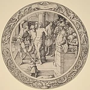The Flagellation by Lucas van Leyden
