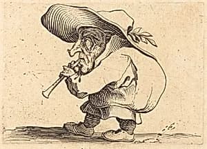 The Flageolet Player by Jacques Callot