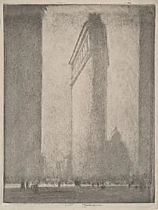 The Flat Iron New York by Joseph Pennell