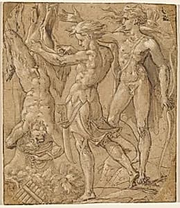 The Flaying of Marsyas by Parmigianino
