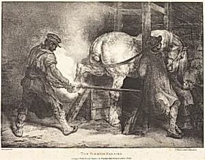 The Flemish Farrier by Théodore Gericault