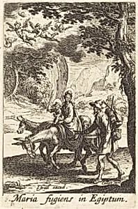 The Flight into Egypt by Jacques Callot