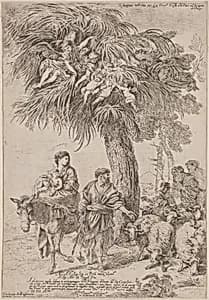 The Flight into Egypt by Giovanni Benedetto Castiglione