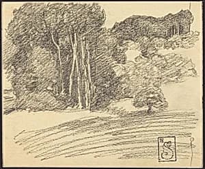 The Forest at Courdemanche by Théophile Alexandre Steinlen