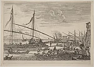 The Fortifications at Livorno by Stefano Della Bella