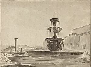 The Fountain by French 18th Century