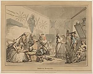 The French Barracks by Thomas Rowlandson
