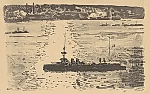 The French Cruiser by Childe Hassam