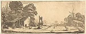 The Garden by Jacques Callot or Follower of Jacques Callot
