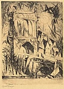The Gate by Lyonel Feininger