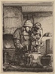 The Goldsmith by Rembrandt van Rijn