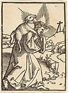 The Good Shepherd by Sebald Beham