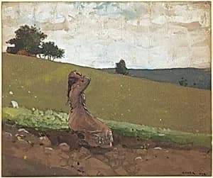 The Green Hill by Winslow Homer