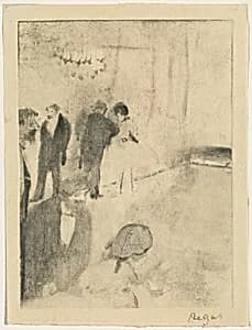 The Green Room by Edgar Degas