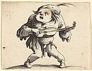 The Guitar Player by Jacques Callot