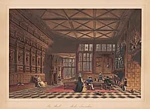 The Hall, Speke, Lancashire by Joseph Nash