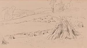 The Harvest Field by John Linnell