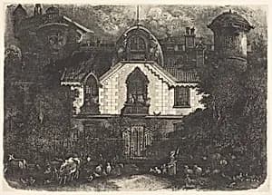 The Haunted House by Rodolphe Bresdin