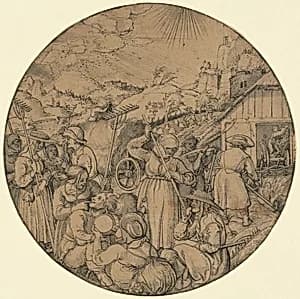The Hay Harvest (June) by Jörg Breu the Elder