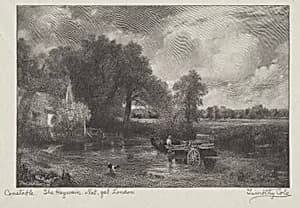 The Haywain by Timothy Cole after John Constable