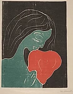 The Heart (Hjertet) by Edvard Munch